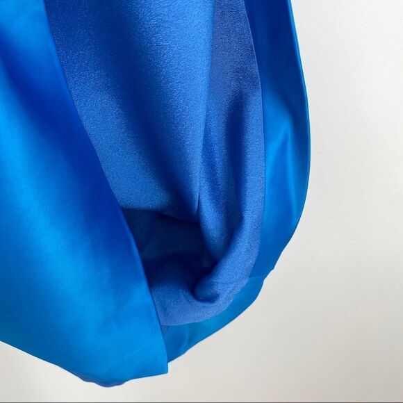 🐇 Metisu Dress Drape Electric Blue Size Medium - Picture 6 of 12
